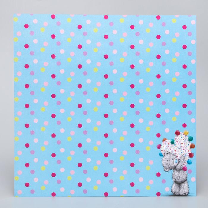 Бумага для скрапбукинга Me to you Любовь "Сочиняй мечты", 30.5х30.5 см 180 гр/м