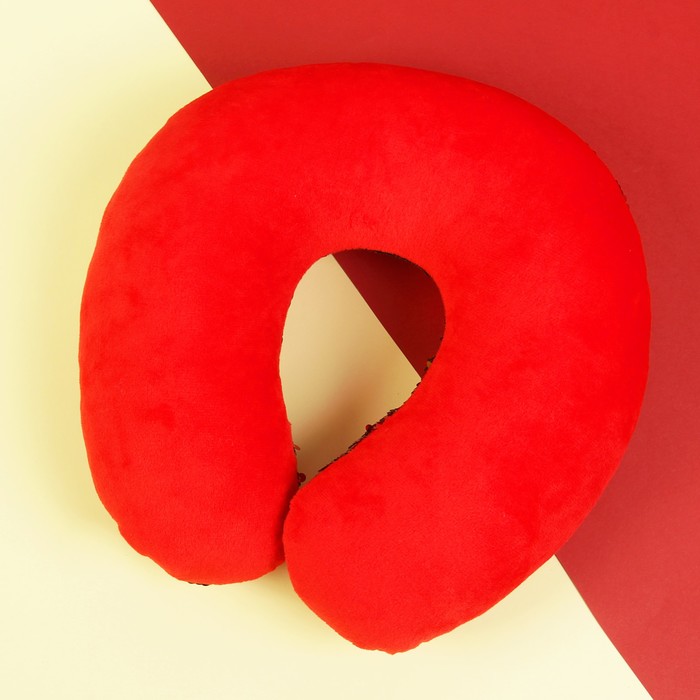 Подголовник "Великолепный хамелеон" жёлто-красный