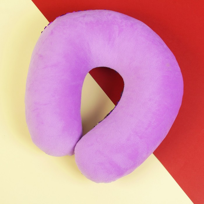 Подголовник "Великолепный хамелеон" серо-фиолетовый