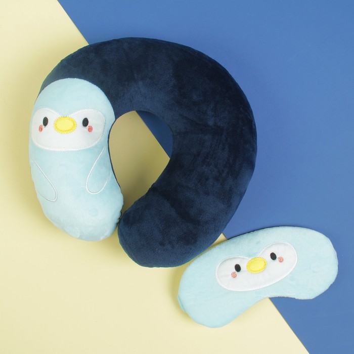 Подголовник "Пингвин" с маской