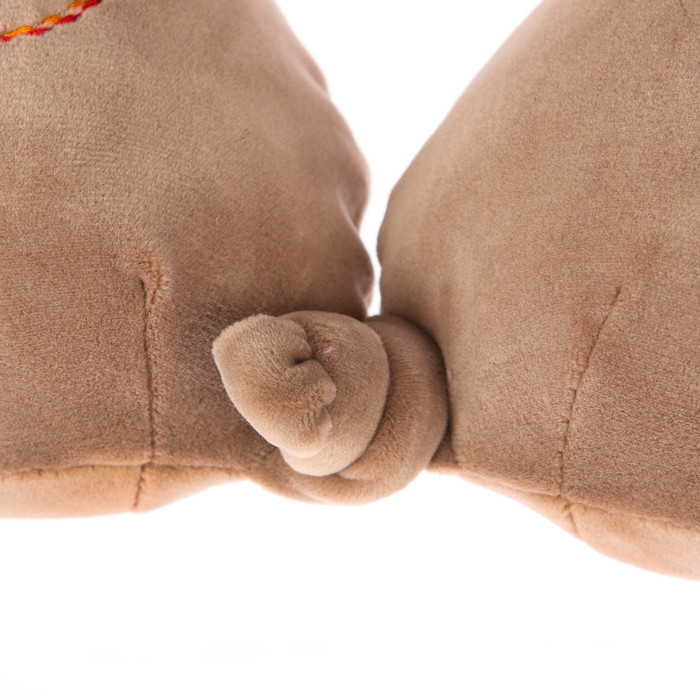 Подушка дорожная детская «Мишка» для шеи, цвет коричневый