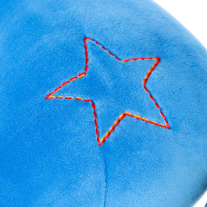 Подушка дорожная детская «Птичка» для шеи, цвет синий