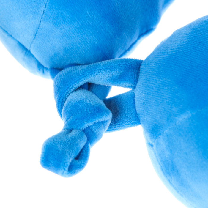 Подушка дорожная детская «Птичка» для шеи, цвет синий