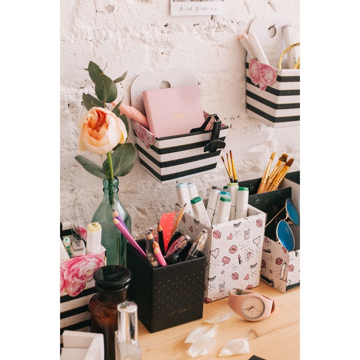 Набор подвесных коробок Enjoy every moment, 12 х 14,5 х 8,5 см, 10 х 10 х 16,5 см