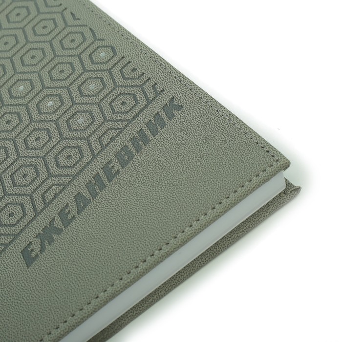 Ежедневник недат А5 140л кл,карта на форзаце,ляссе,обл пвх МИКС Соты