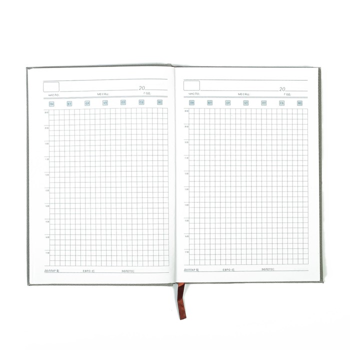 Ежедневник недат А5 140л кл,карта на форзаце,ляссе,обл пвх МИКС Соты