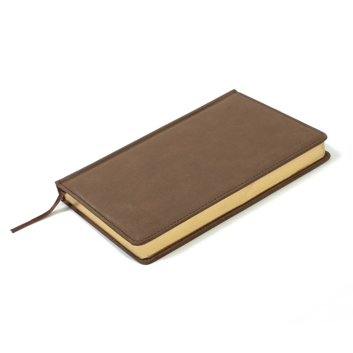 Ежедневник недат А5 140л кл,карта на форзаце,ляссе,обл пвх МИКС под замшу