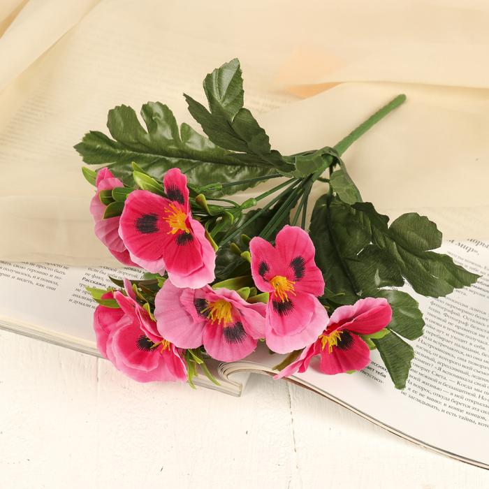 Букет "Анютины глазки" 28 см