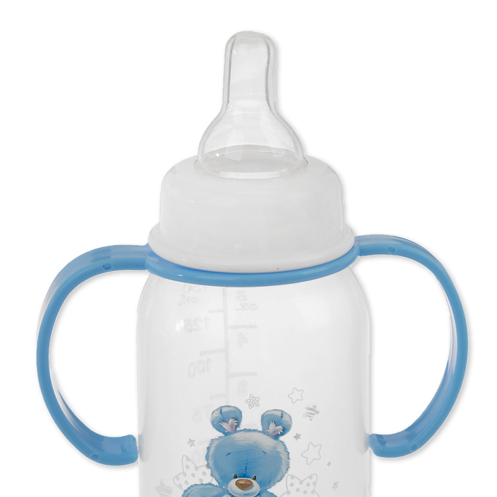 Набор подарочный "Мишка" бутылочка 125 мл + боди 9-12 мес.