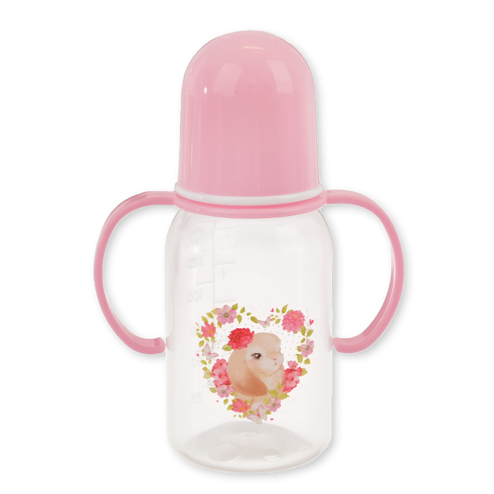 Набор подарочный "Зайка" бутылочка 125 мл + боди 9-12 мес.