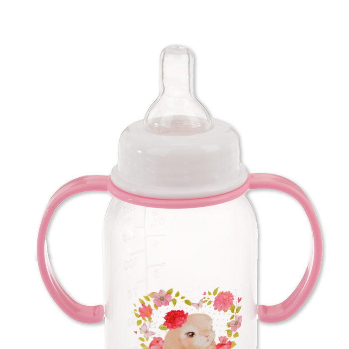 Набор подарочный "Зайка" бутылочка 125 мл + боди 9-12 мес.