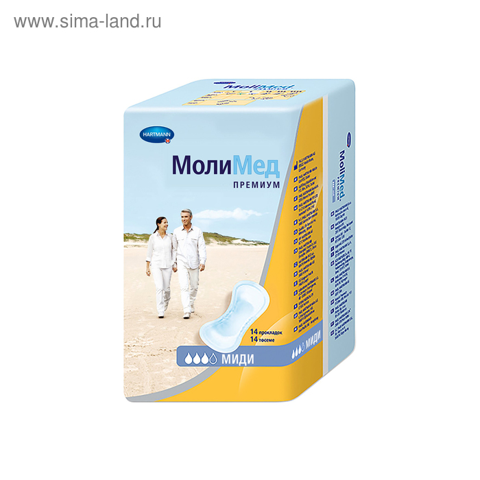Урологические прокладки MoliMed Premium midi, 14 шт