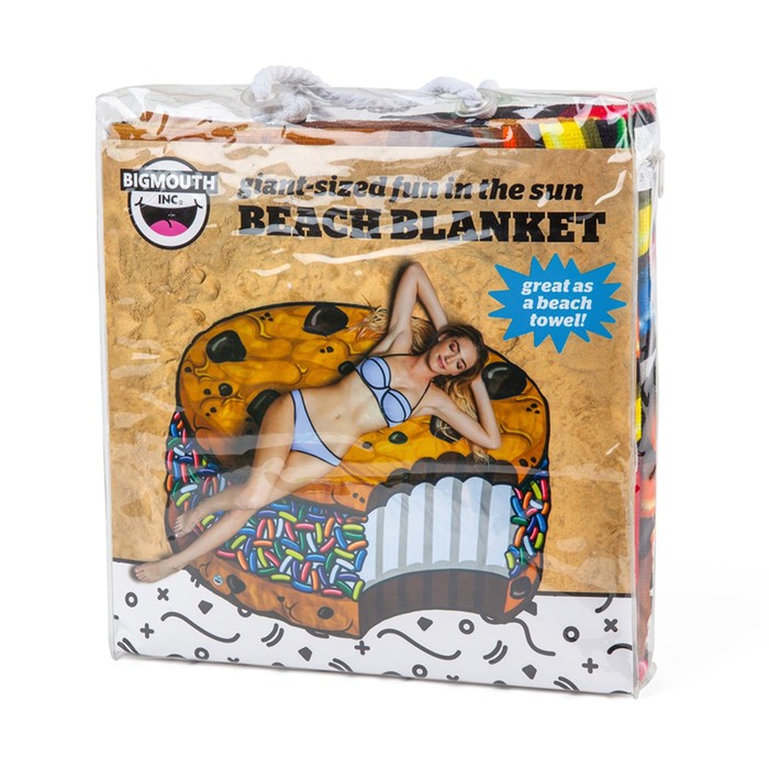 Покрывало пляжное Ice Cream Sandwich, размер 130х150 см, микрофибра