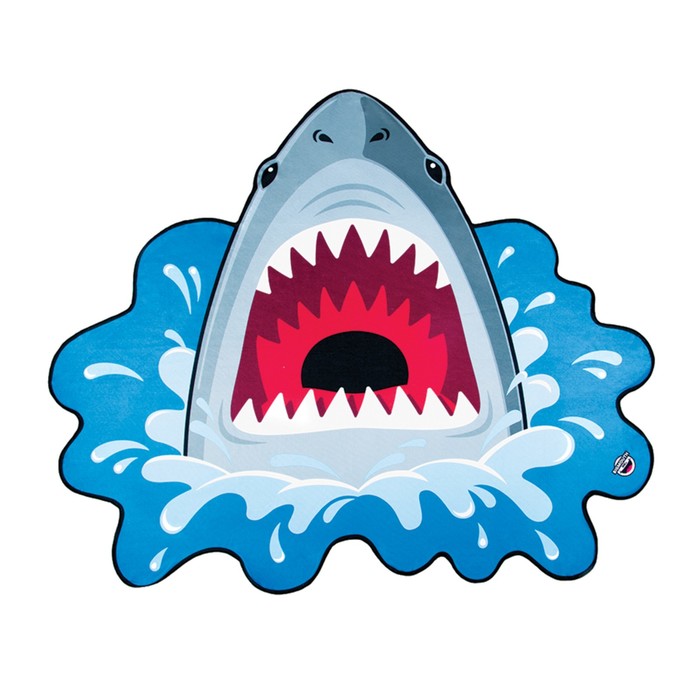 Покрывало пляжное Shark, размер 152х191 см, микрофибра