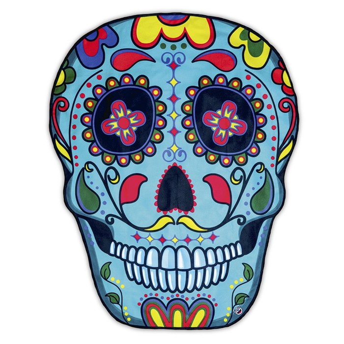 Покрывало пляжное Sugar Skull, размер 130х152 см, микрофибра