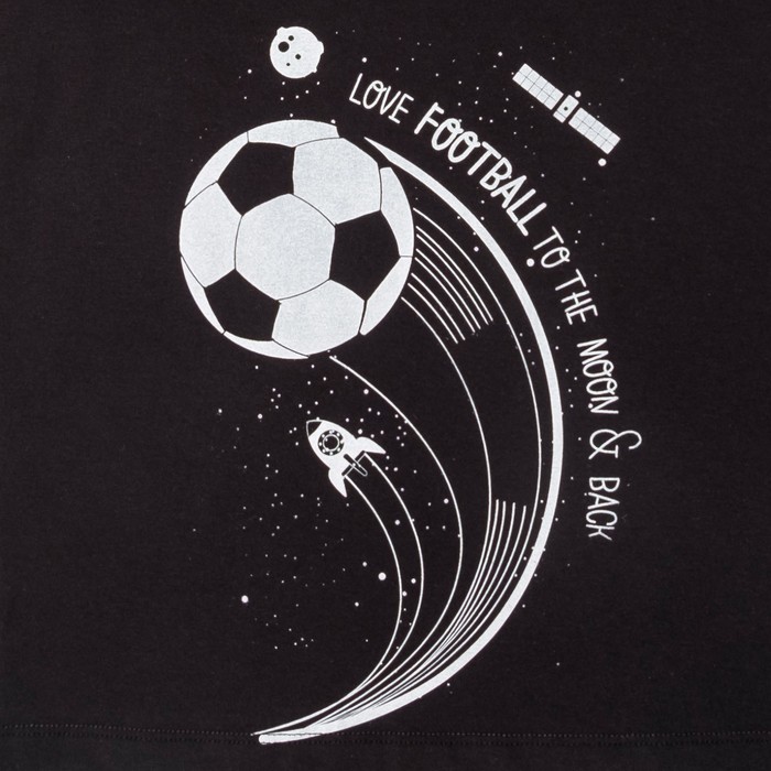 Набор детский "Love football": мешок 17х28 см, футболка р-р 36 (134-140 см), гольфы 20-22 см 33950