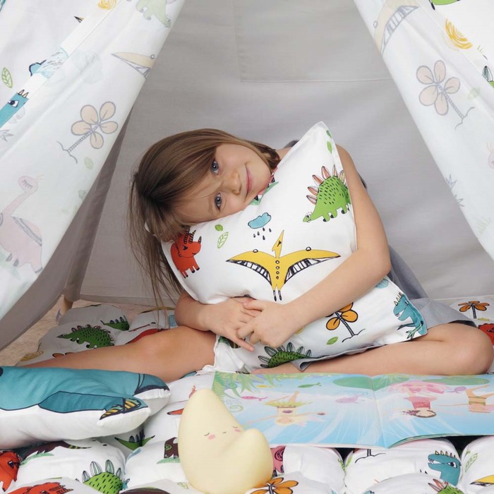 Подушка декоративная, хлопок Dino, 40 х 40 см