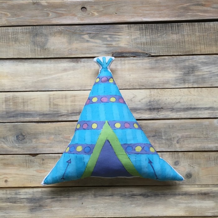 Подушка-игрушка "Вигвам", 36 х 36 х 11 см