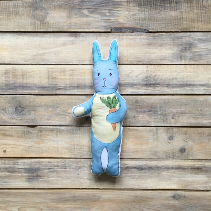 Подушка-игрушка "Зайчик", 35 х 15 см