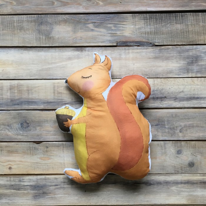 Подушка-игрушка "Белочка", 35 х 25 см