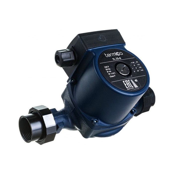 Насос циркуляционный Termica Aquatic TL25-60, с гайками, красный