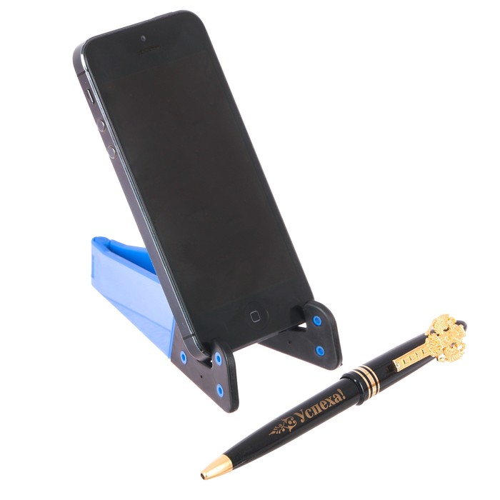 Набор "Сила характера": подставка для телефона и ручка