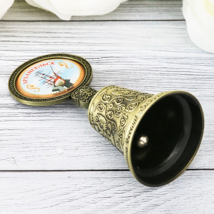 Колокольчик со вставкой «Архангельск», 4,4 х 10 см