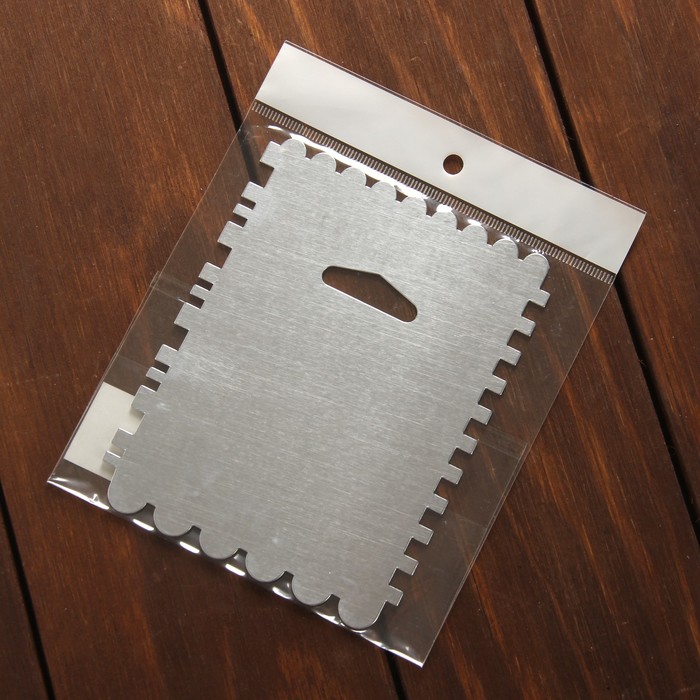 Шпатель кондитерский "Зубчики"