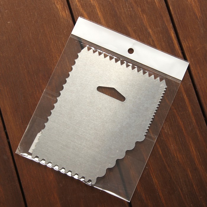 Шпатель кондитерский "Зубчики"