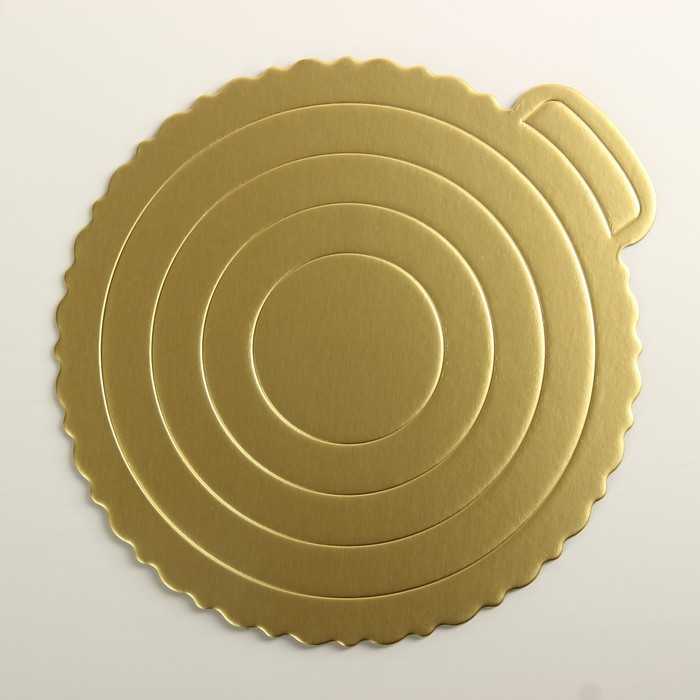 Подложка для торта "Золото. Волна"