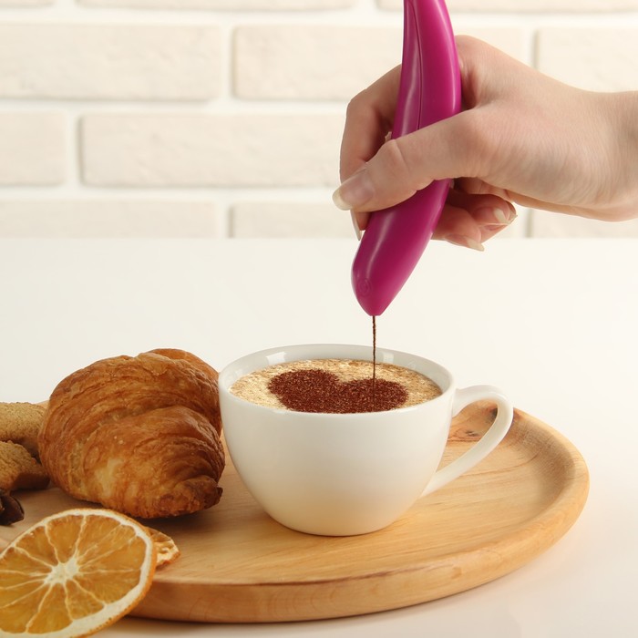 Ручка для рисования приправами на блюдах и напитках, на батарейках