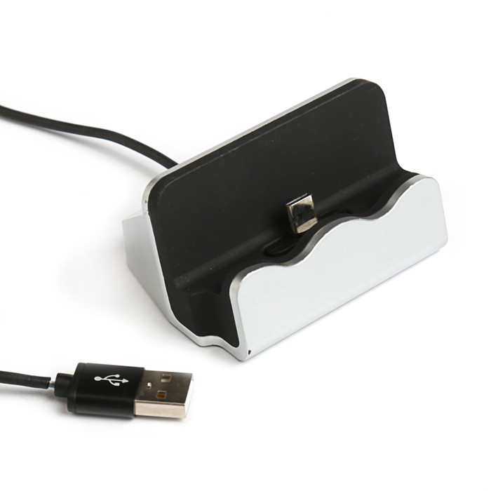 Зарядное устройство-подставка Type-C, серый