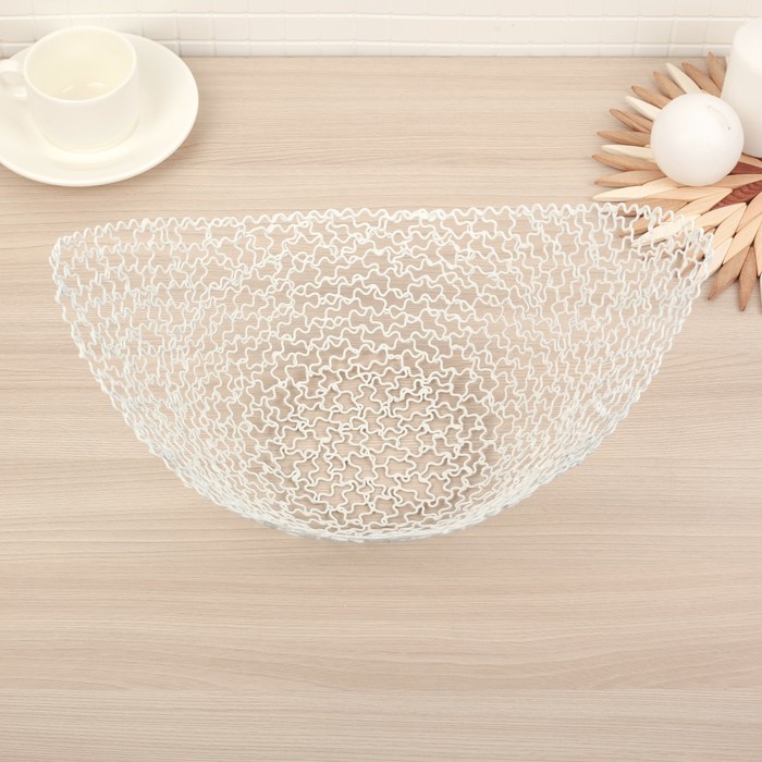 Ваза для фруктов 36х21,5х15 см, цвет белый