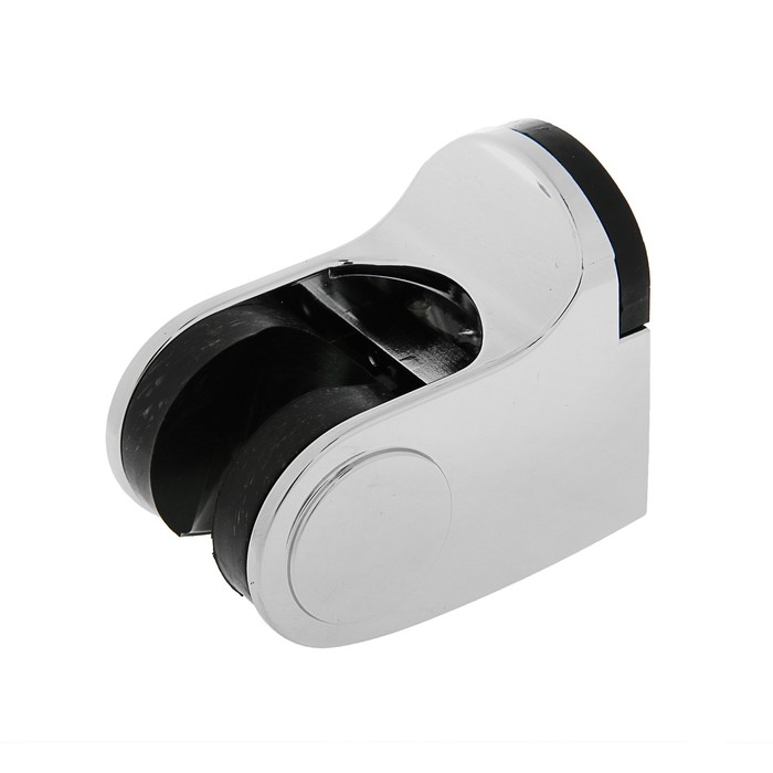 Держатель для душевой лейки, регулируемый с скрытым монтажом, пластик, с крепежом