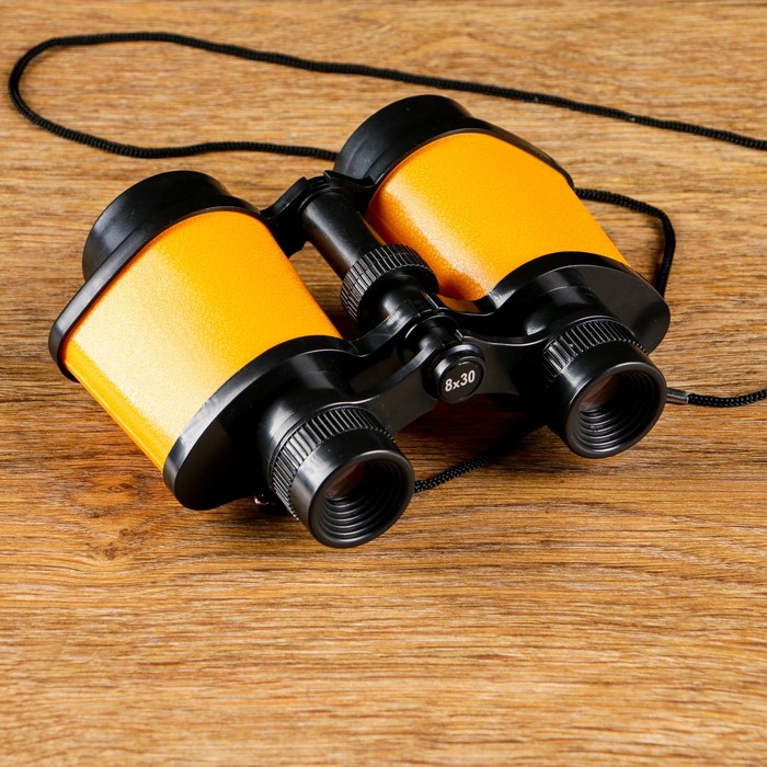 Бинокль 6х, детский, пластик, микс, 16х12 см