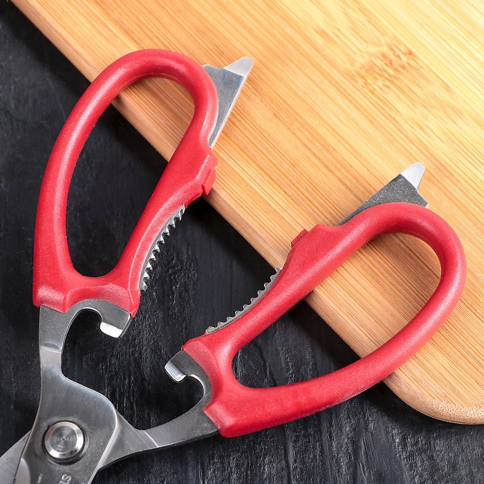 Ножницы кухонные 20 см "Ковбой", с чехлом