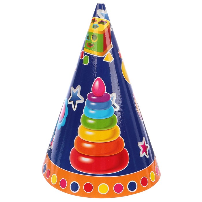 Колпак "Игрушки" пирамидка, 19 см