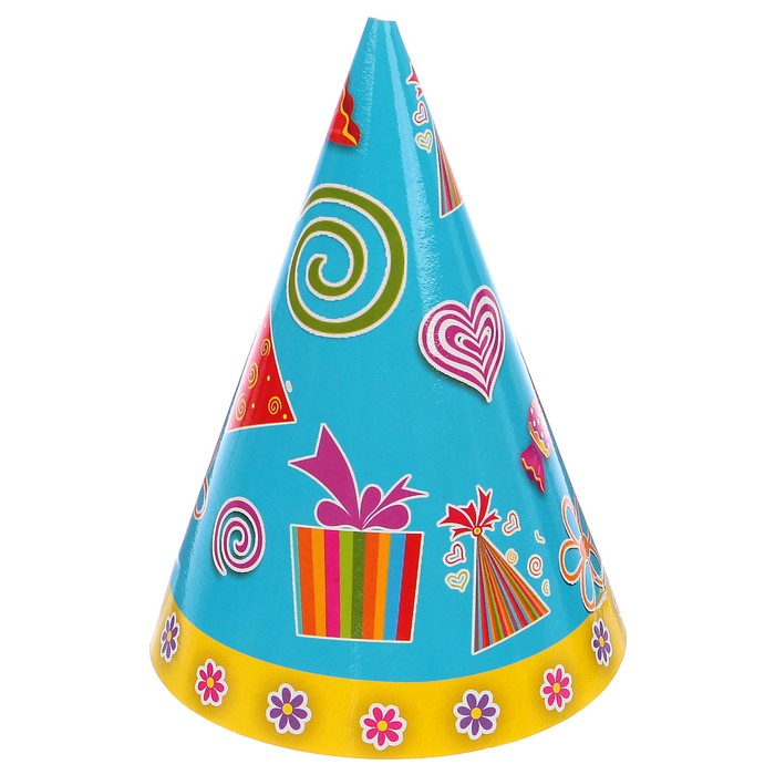 Колпак "Праздник" подарки, конфеты, 19 см