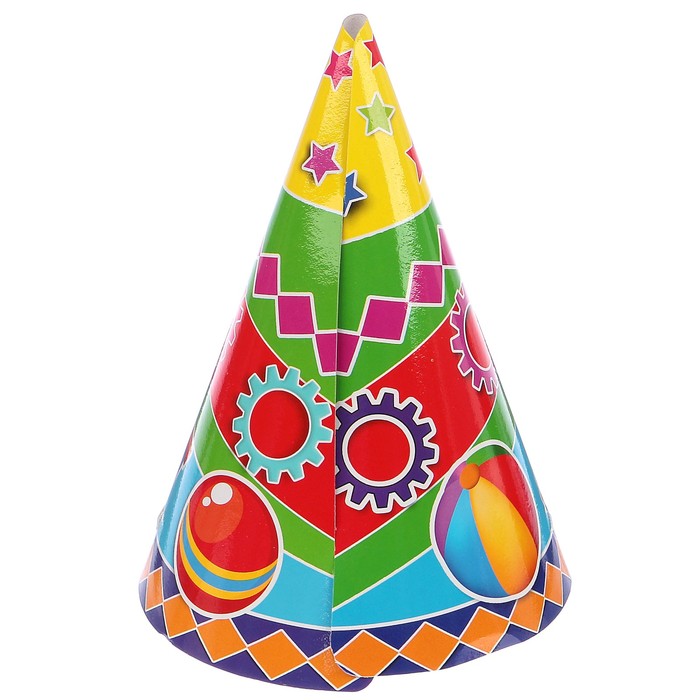 Колпак "Игрушки" паровозик, мячики, 19 см