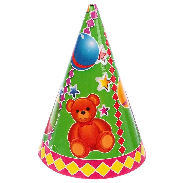 Колпак "Игрушки" мишка, погремушка, 19 см