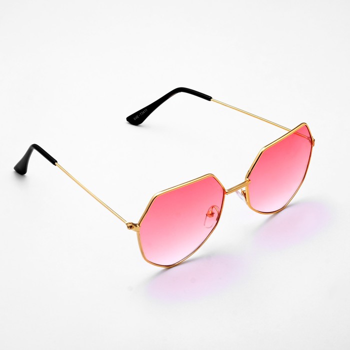 Очки солнцезащитные Футуристические. Оправа черная, линзы микс, 15*13,4*6см