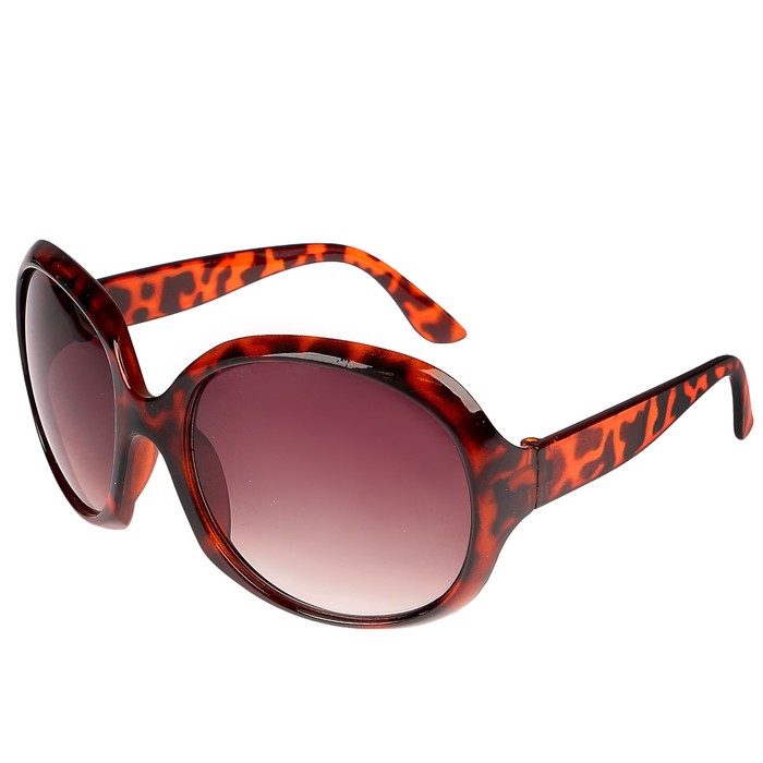 Очки солнцезащитные Оверсайз. Оправа "Классика", линзы градиент, микс, 15*14,5*5см