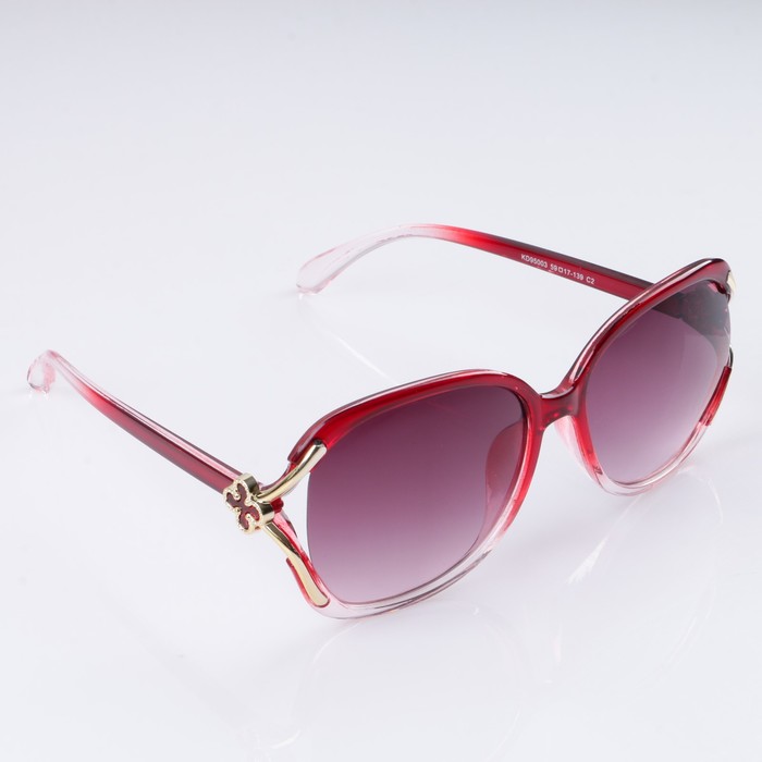 Очки солнцезащитные Оверсайз. Оправа "Бамбуковая ветвь", микс, 15*14,5*5см