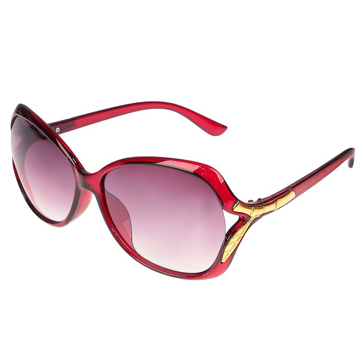 Очки солнцезащитные Оверсайз. Оправа "Бамбуковая ветвь", микс, 15*14,5*5см