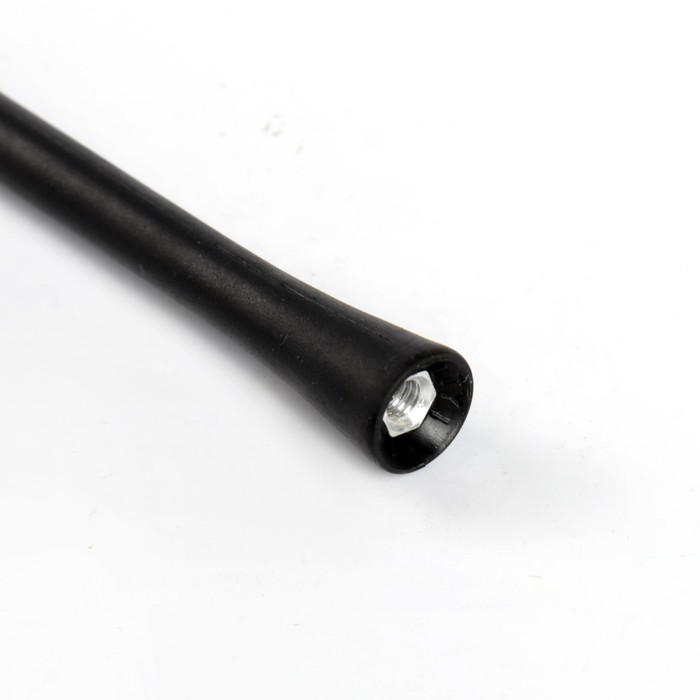 Шток антенны 30 см, 3 переходника по резьбу, цвет черный
