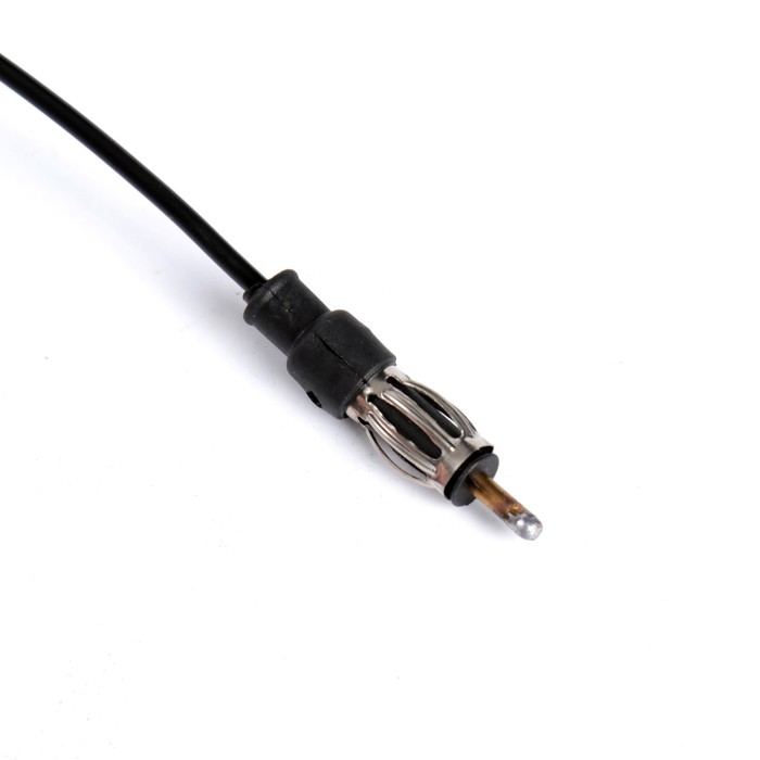 Антенная на магните 24 см, провод 175 см, черный