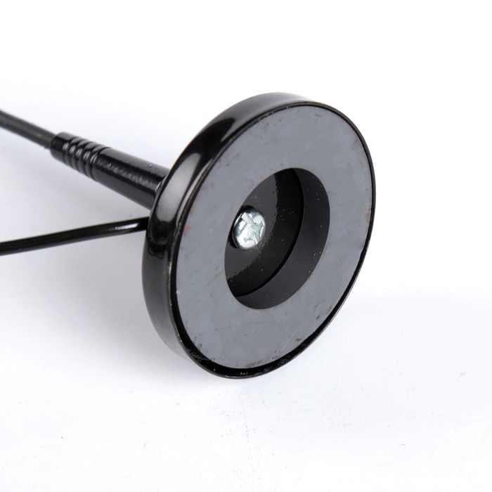 Антенная на магните 24 см, провод 175 см, черный