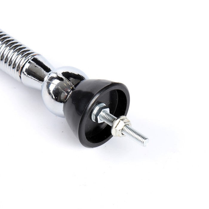 Антенная врезная, телескопическая 50 - 110 см, провод 140 см, хром