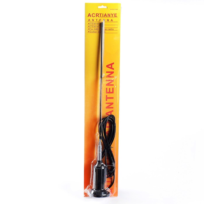 Антенна на магните, телескопическая 60 см, провод 290 см.