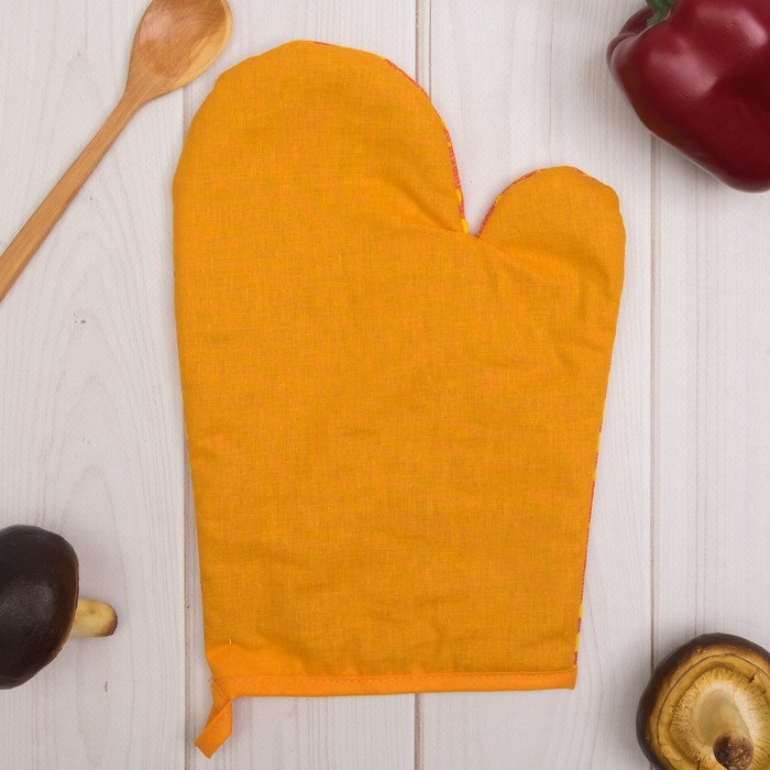 Варежка "Доляна" Кому добавки, размер 18х26 см, 100% хлопок, рогожка 162 г/м2